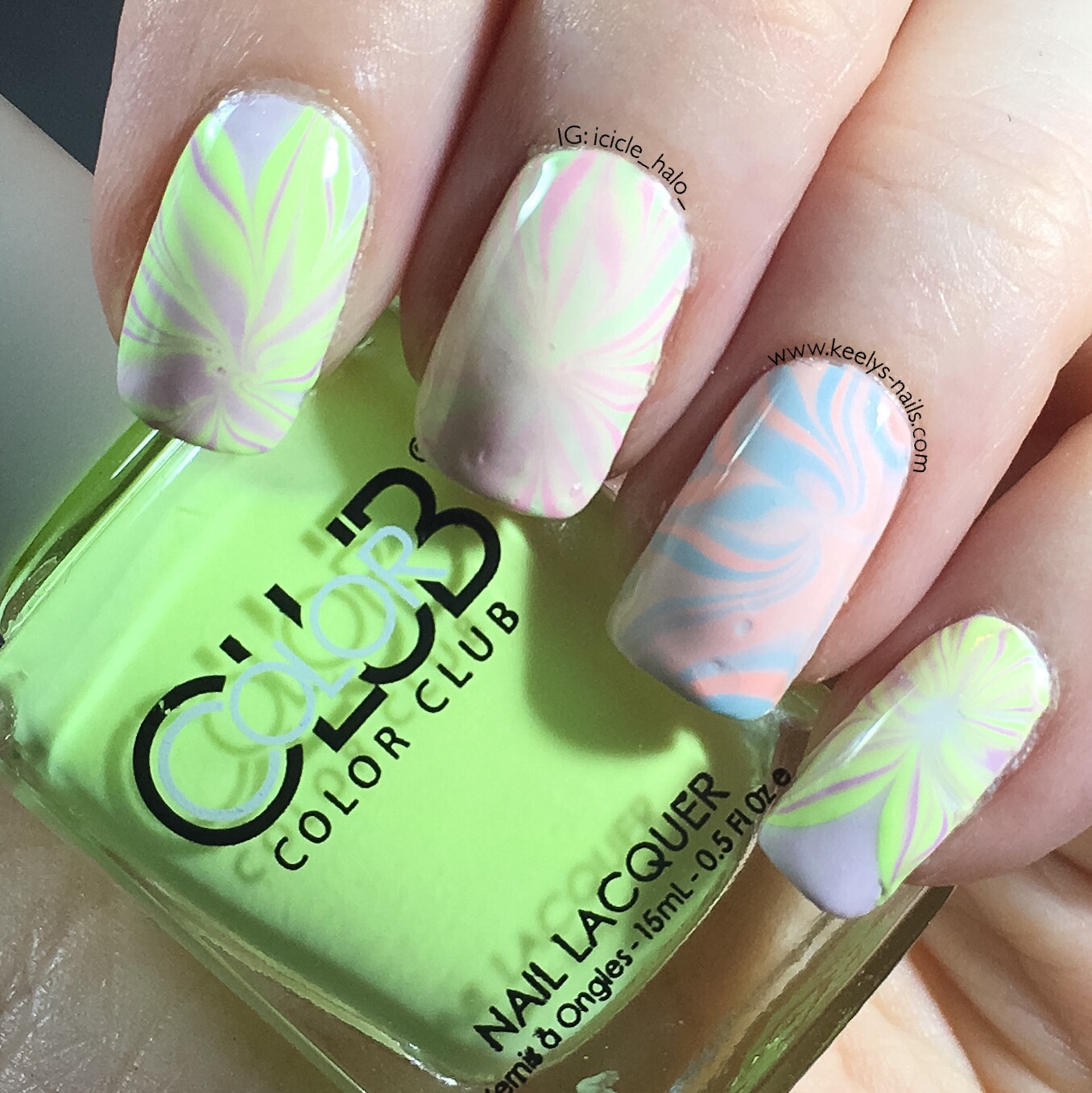 Pastel Neon Nails!