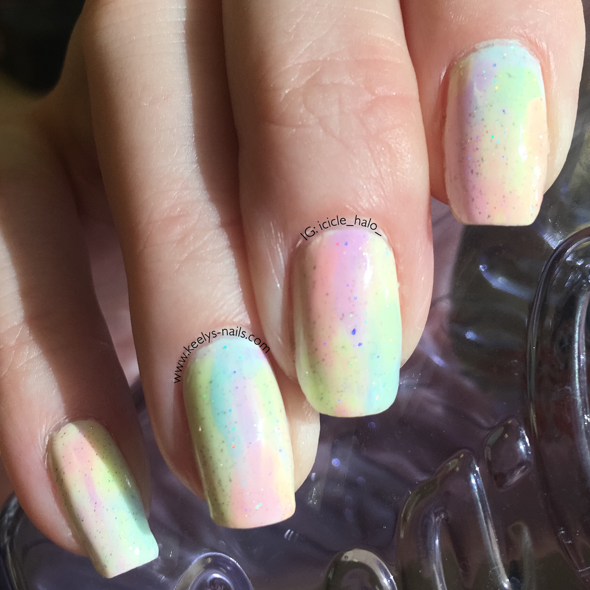 Pastel Neon Nails!