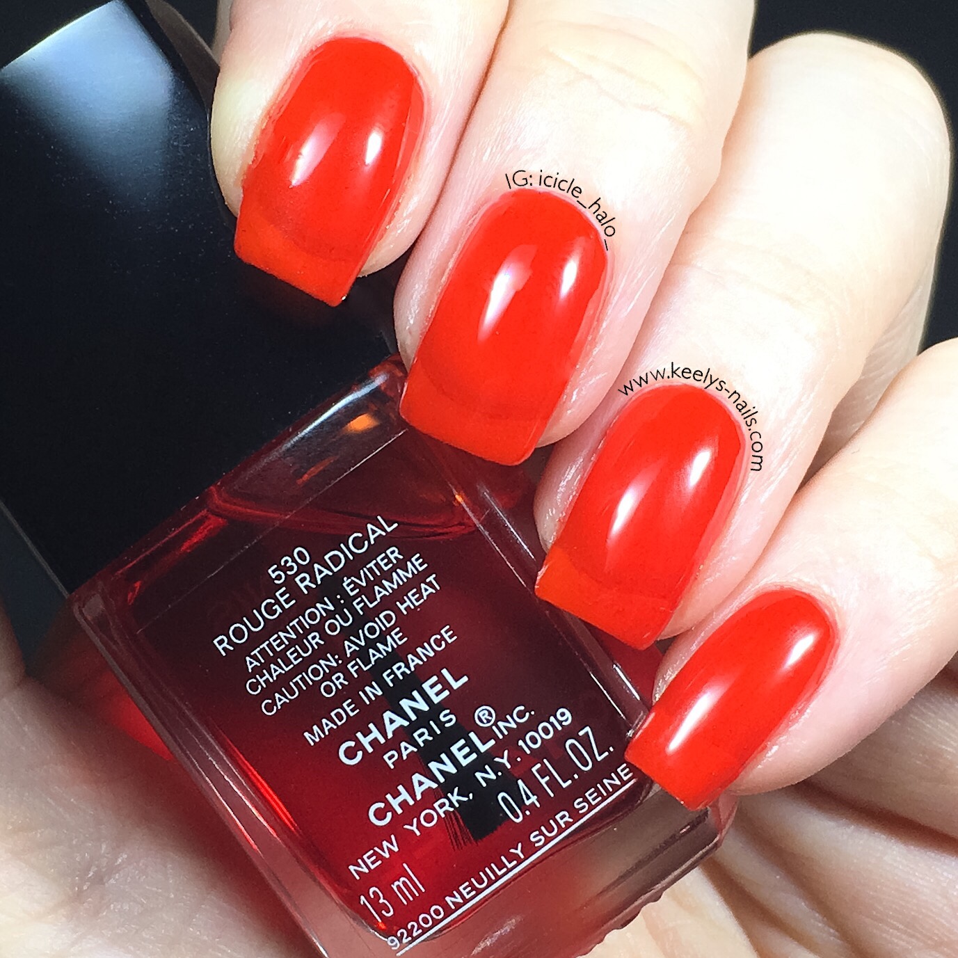 chanel red nail polish