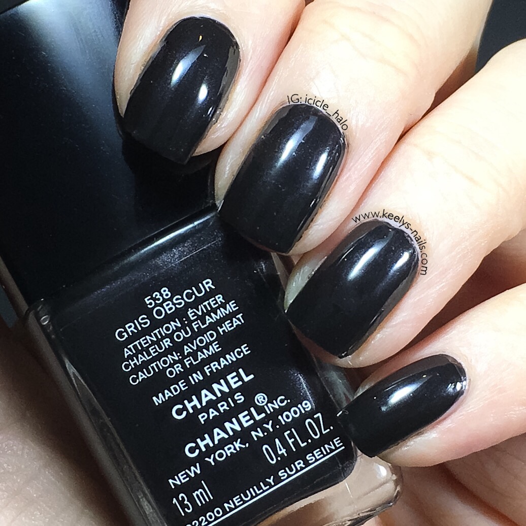 Swatch: Chanel Gris Obscur 538 - Keely's Nails