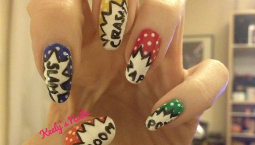 Crash! Zap! Pow! Comic Book Fight Nails