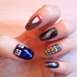 Dr Who nails by Keely's Nails