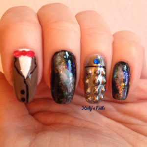 Dr Who nails by Keely's Nails