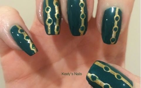 31 Day Nail Art Challenge: Day 4 Green