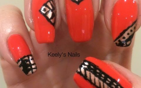 31 Day Nail Art Challenge: Day 16 Tribal