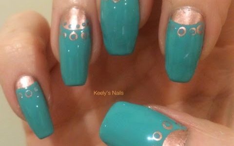 31 Day Nail Art Challenge: Day 18 Half Moons