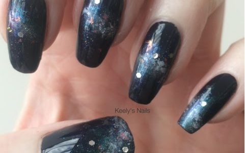 31 Day Nail Art Challenge: Day 19 Galaxy