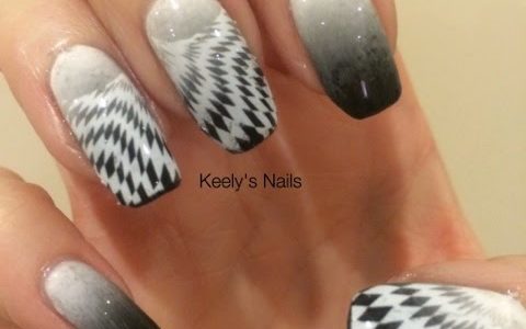 31 Day Nail Art Challenge: Day 7 Black & White