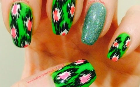 Guest post on Life in Lacquer: Neon Ikat