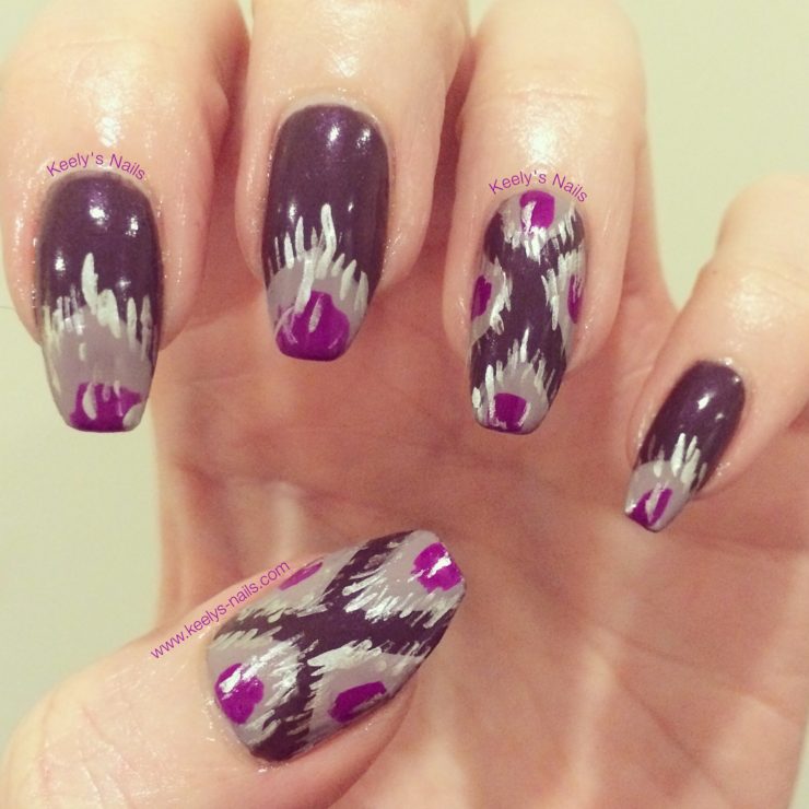 Krazy Kat Ikat - Keely's Nails