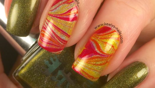 Watermarble Wednesday: Autumn Colours