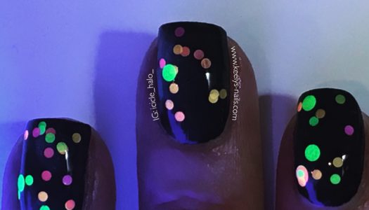 Neon Dot Nail Art