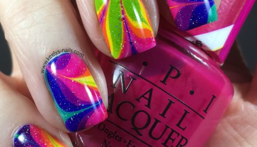 Rainbow Watermarble