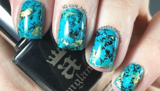 Turquoise Nail Art Tutorial