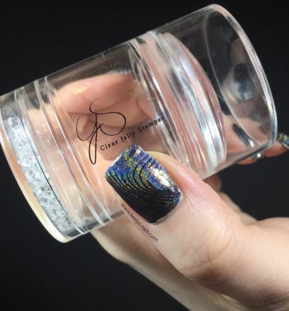 Clear Jelly Stamper Bling - The Big Bling side view
