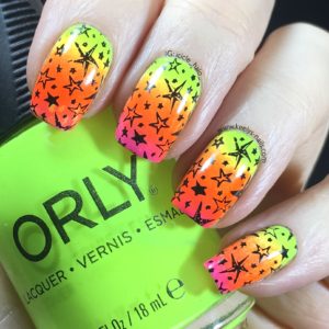 Orly Neon Gradient left hand