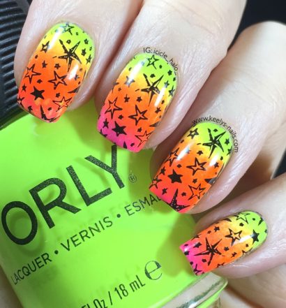 Orly Neon Gradient left hand