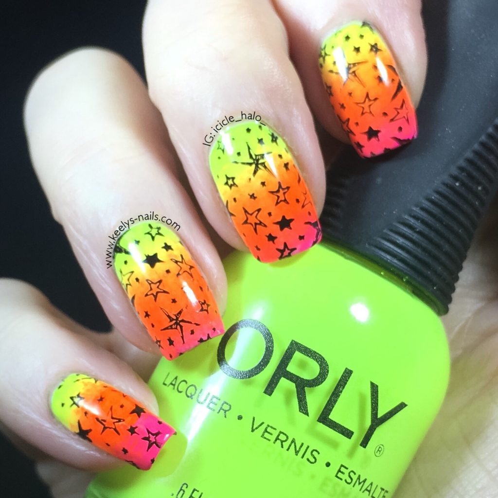 Orly Neon Gradient right hand