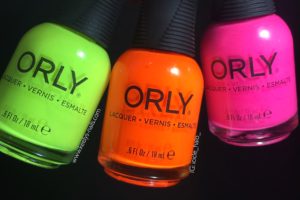 Orly Neon Glowstick, Melt Your Popsicle and Beach Cruiser
