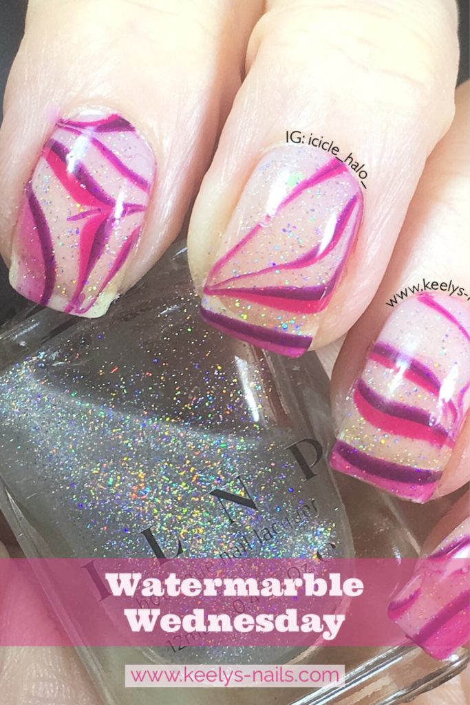 Watermarble Wednesday No Base | Keely's Nails