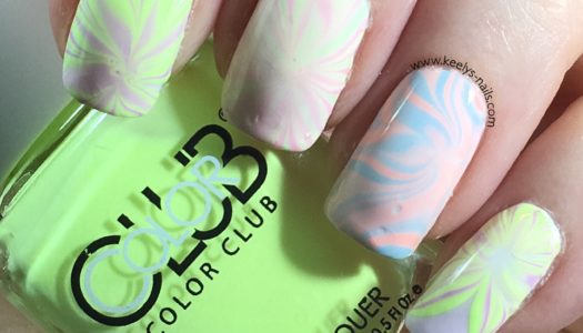 Pastel Neon Watermarble Wednesday