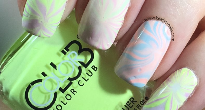 Pastel Neon Watermarble