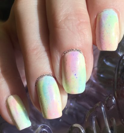 Neon Pastel Rainbow in sunlight