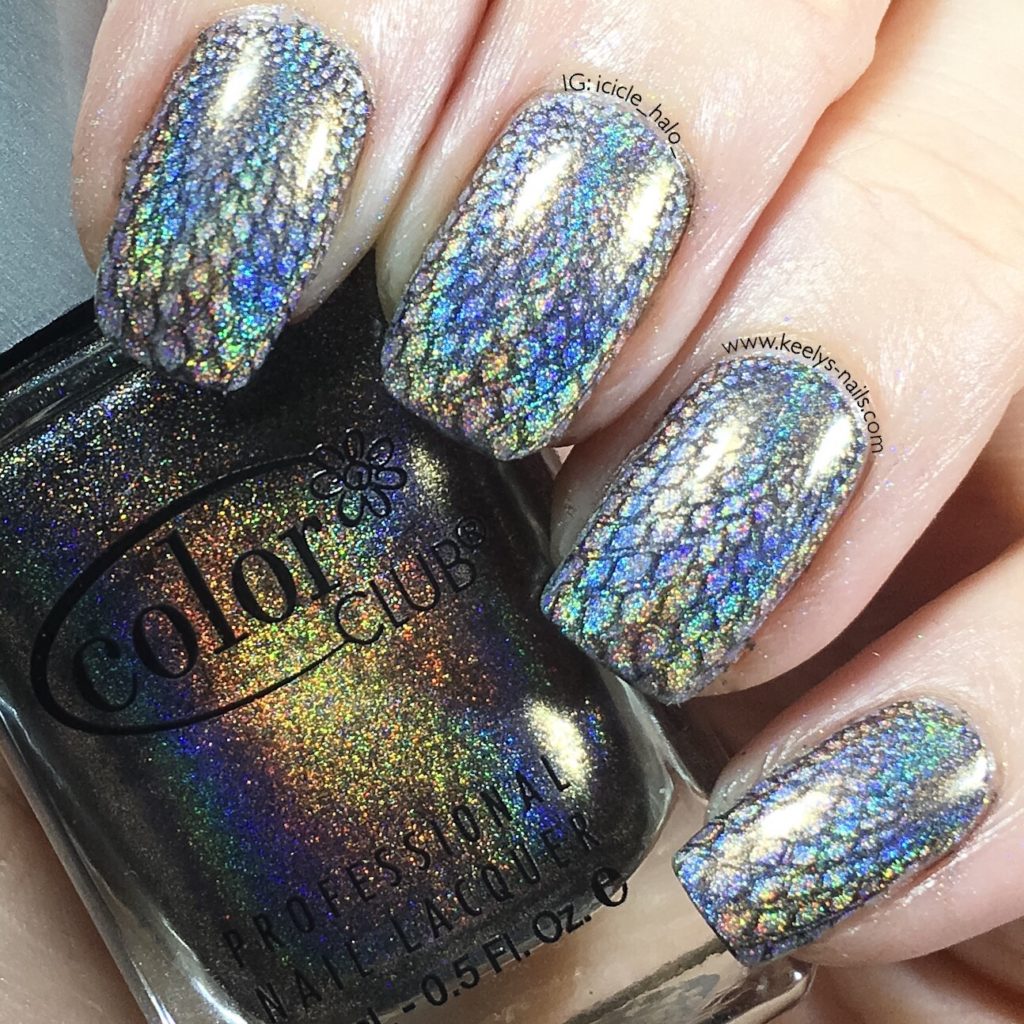 Holographic Stamping on holo base
