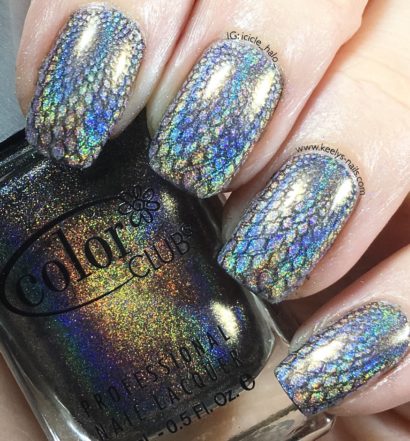 Holographic Stamping on holo base