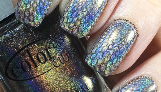 Holographic Stamping on Holo Polish