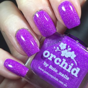 Swatch of Picture Polish Orchid