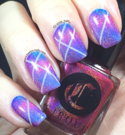 Holographic Lines - right hand with Cirque Framboise