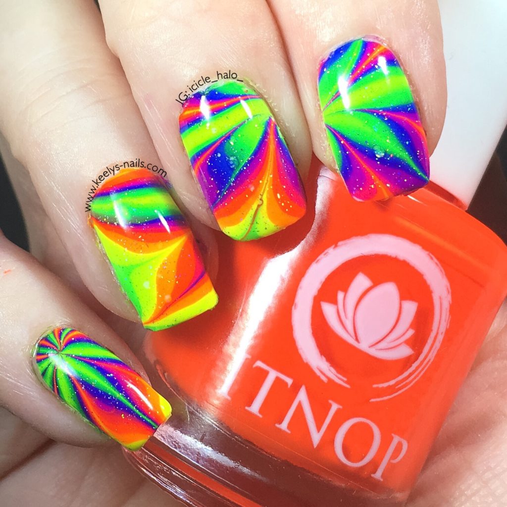 Neon Watermarble Starburst right hand