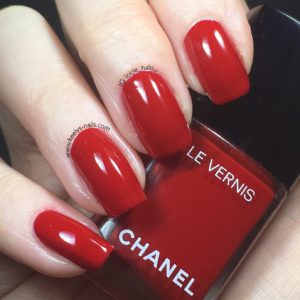 Chanel Nail Polish Fall 2016 Swatches Rouge Puissant