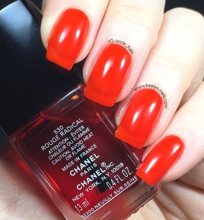 Chanel Nail Polish Fall 2016 Swatches Rouge Radical