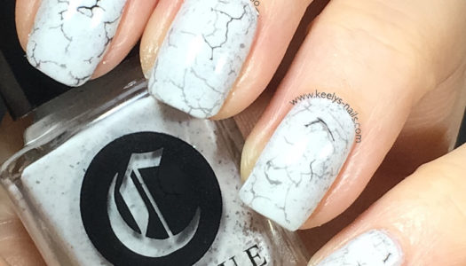 White Marble nail art stamping cheat