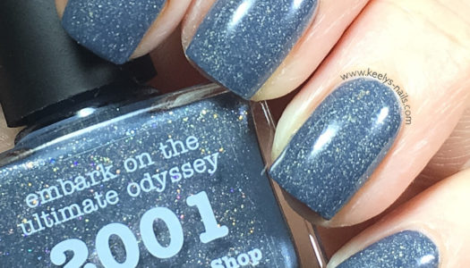 Picture Polish 2001 blue grey scattered holo
