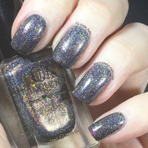 Glitter gradient on FUN Lacquer Cepheus