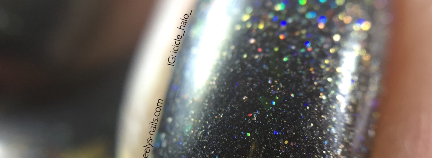 Macro of holographic gradient on FUN Lacquer Cepheus