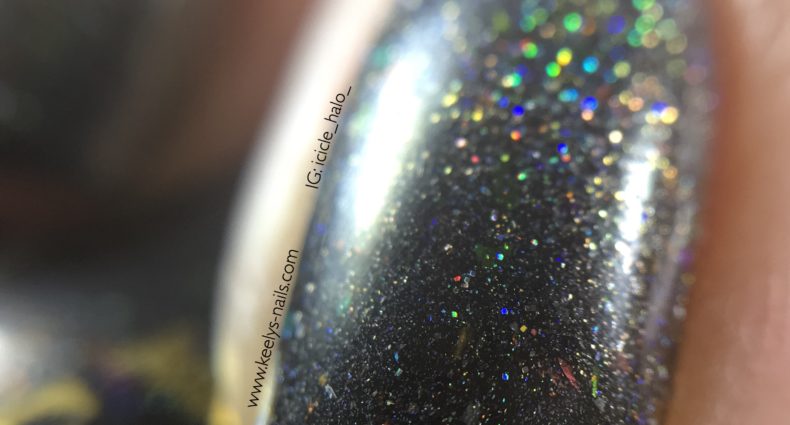 Macro of holographic gradient on FUN Lacquer Cepheus