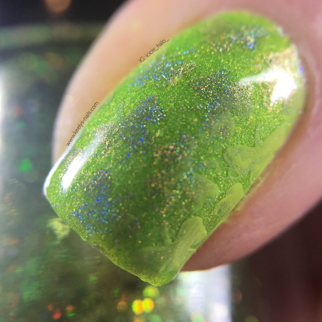 St Patrick's Day nail art macro