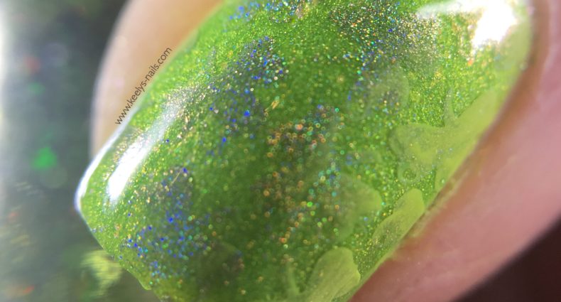 St Patrick's Day nail art macro