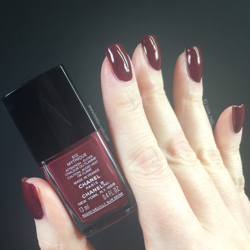 Chanel 512 Mythique swatch - Keely's Nails