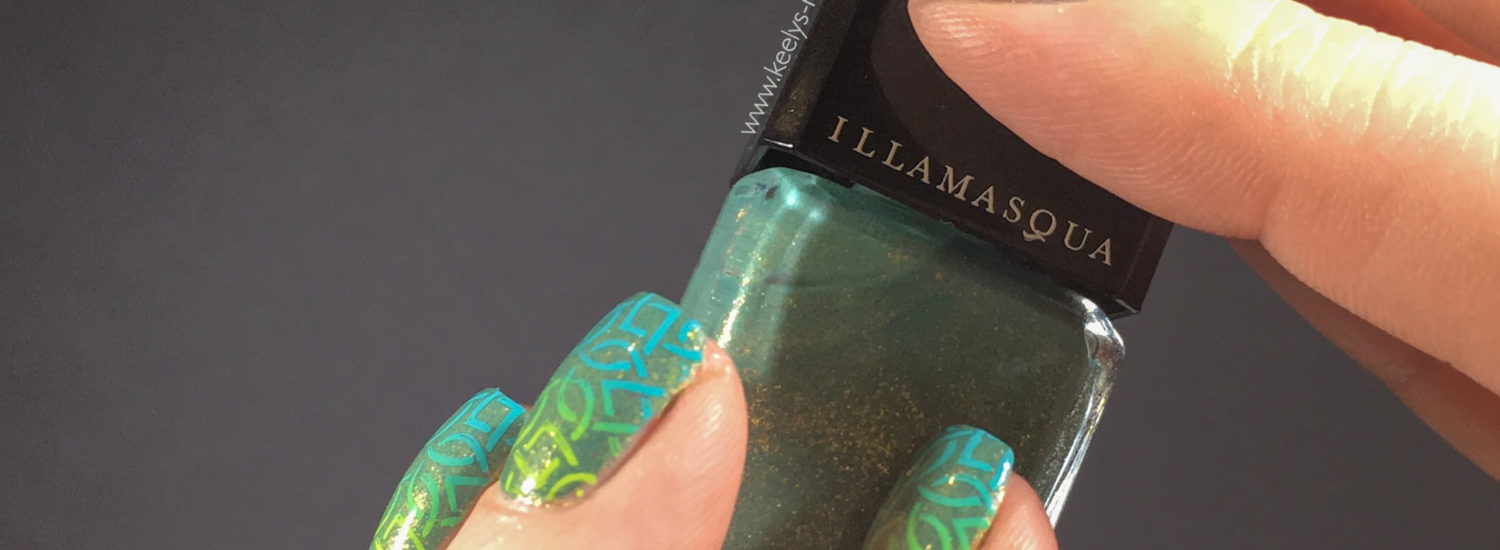 Gradient Stamping over Illamasqua Melange