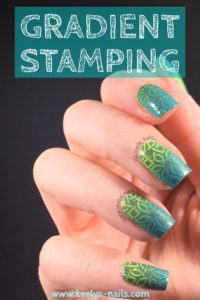 Gradient stamping | Keely's Nails | Pinterest