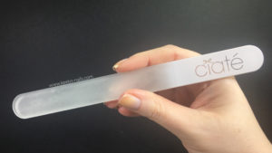 Caring for my nails and cuticles - Ciaté glass file