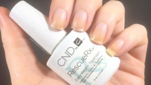 Caring for my nails and cuticles - CND Rescue Rx