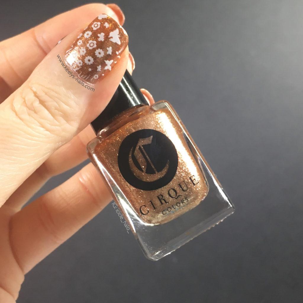 Rose Gold nail polish Cirque Halcyon