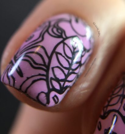 Adult Colouring Book nail art macro index finger | Keely's Nails