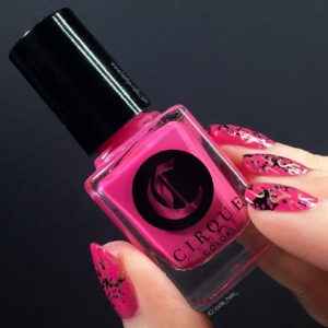 Cirque Nolita Lolita - Graffiti Hearts stamping nail art